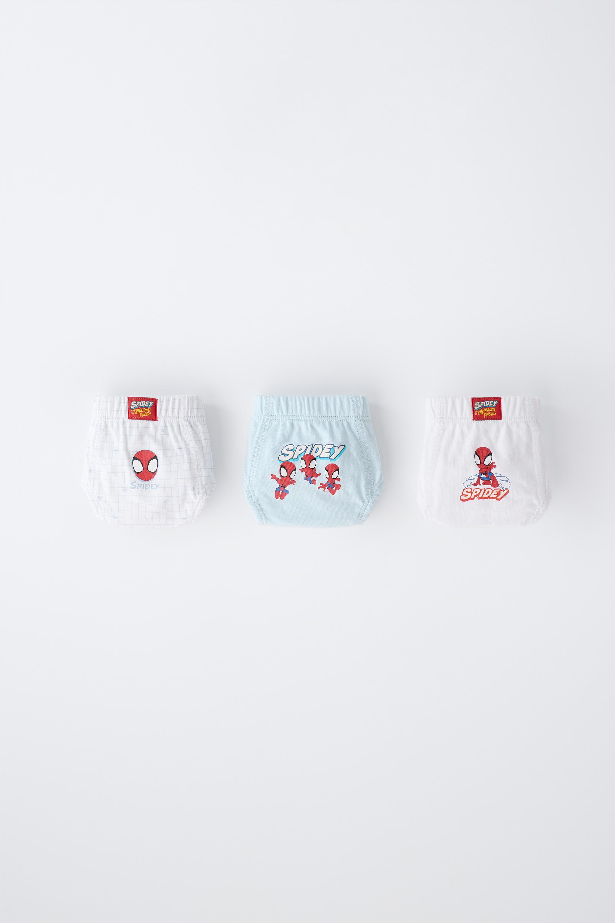 1 1/2-6 YEARS / THREE-PACK OF SPIDEY © MARVEL UNDERWEAR